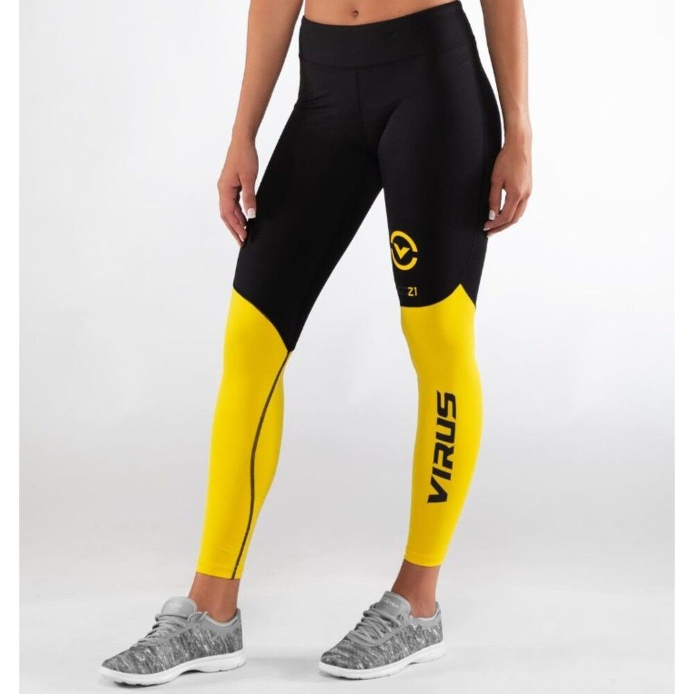 Virus ECO21 Women's Workout Compression Pants Athletic Training Leggings Size S